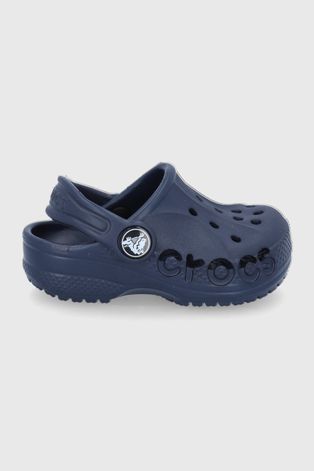 Дитячі шльопанці Crocs колір синій