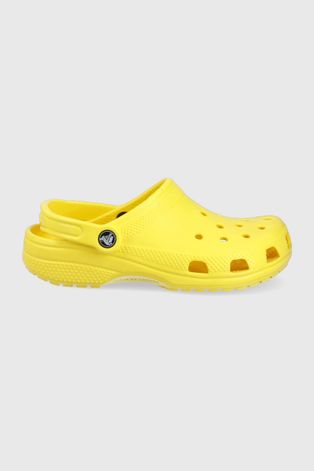 Crocs papuci culoarea galben