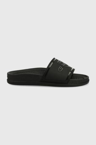 Pantofle Gant Beachrock pánské, černá barva