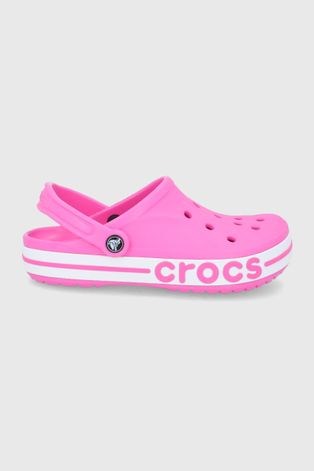 Šľapky Crocs ružová farba