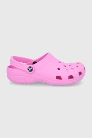 Шльопанці Crocs колір рожевий