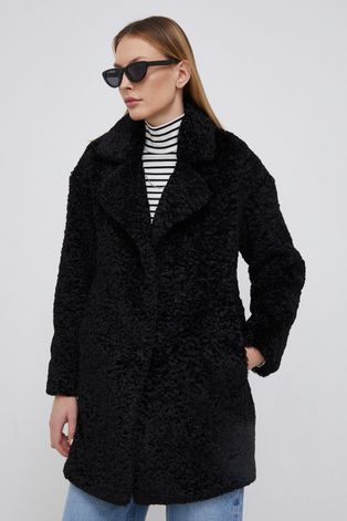 Bimba Y Lola kabát női, fekete, átmeneti, oversize
