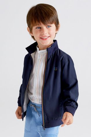 Дитяча двостороння куртка Mayoral колір синій