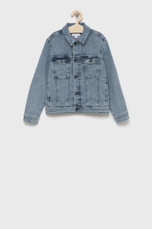 Calvin Klein Jeans kurtka jeansowa dziecięca IB0IB01209.PPYY