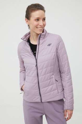 4F kurtka sportowa kolor fioletowy przejściowa