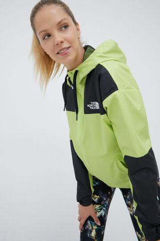 The North Face rövid kabát Sheru Jacket női, zöld, átmeneti