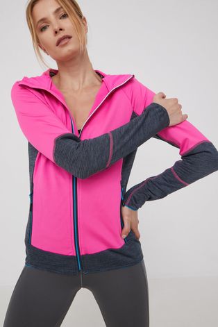 Спортивная кофта CMP женская цвет розовый узор
