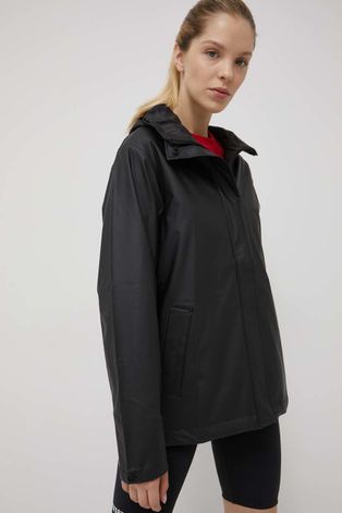 Kišna jakna Helly Hansen Moss za žene, boja: crna, za prijelazno razdoblje