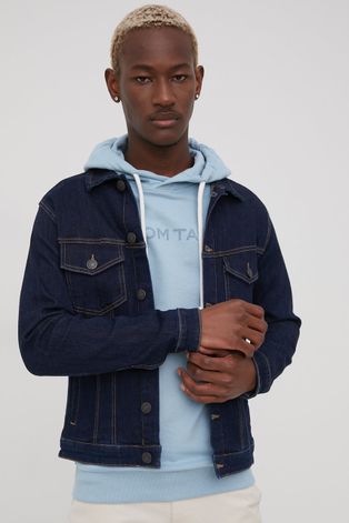 Джинсова куртка Produkt by Jack & Jones чоловіча колір синій перехідна