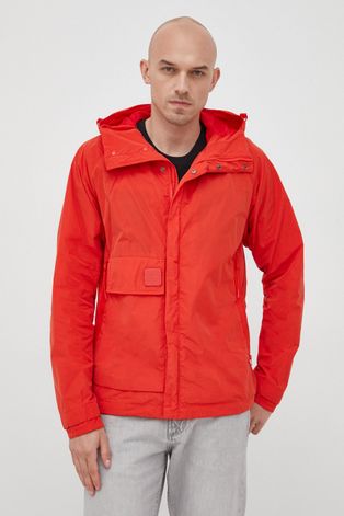 C.P. Company kurtka męska kolor pomarańczowy przejściowa