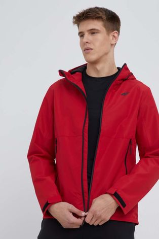 Куртка 4F чоловіча колір червоний перехідна