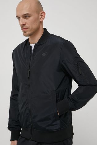 Куртка-бомбер 4F мужской цвет чёрный переходная