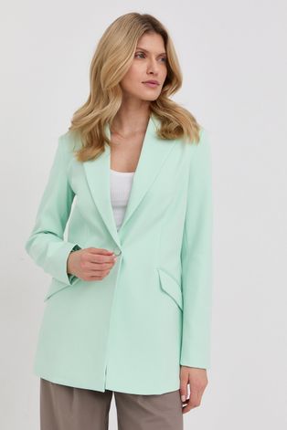 Пиджак Guess цвет зелёный однобортный однотонная