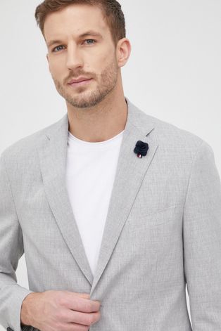 Пиджак Tommy Hilfiger мужская цвет серый