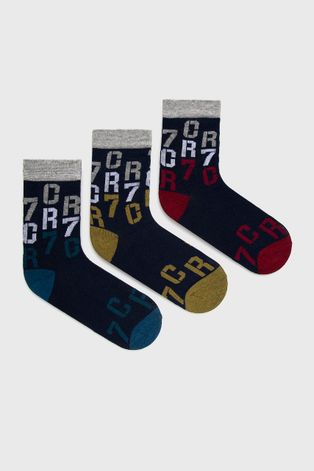 Παιδικές κάλτσες CR7 Cristiano Ronaldo χρώμα: ναυτικό μπλε