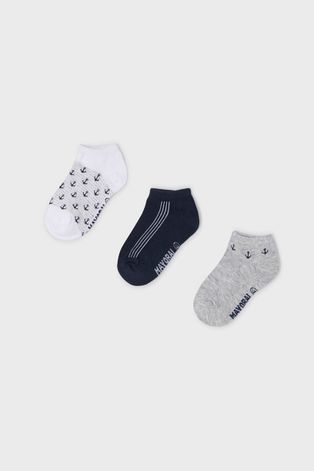 Dětské ponožky Mayoral (3-pack) šedá barva
