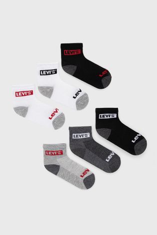 Детские носки Levi's цвет серый