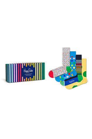 Happy Socks skarpetki Colorful Classics (4-pack) damskie