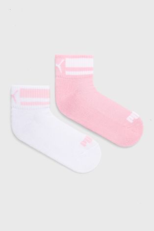 Παιδικές κάλτσες Puma (2-pack) χρώμα: ροζ