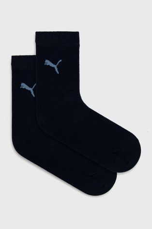Παιδικές κάλτσες Puma (2-pack) χρώμα: ναυτικό μπλε