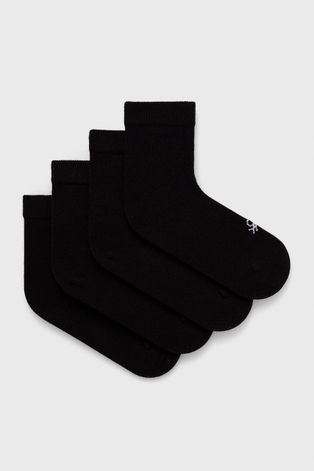 Παιδικές κάλτσες United Colors of Benetton χρώμα: μαύρο