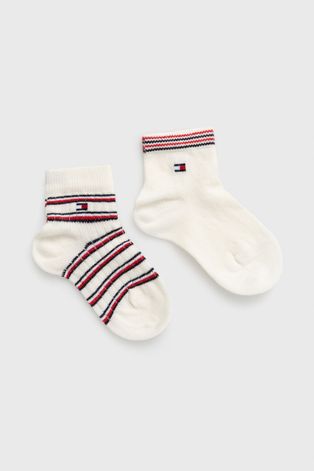 Dětské ponožky Tommy Hilfiger béžová barva