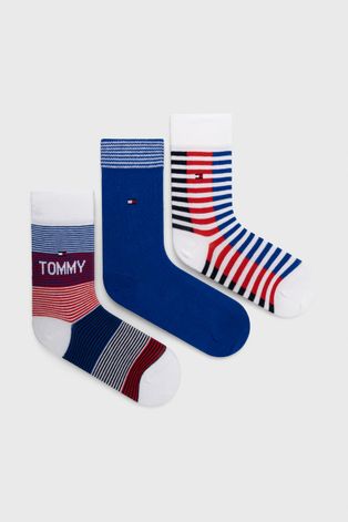 Dječje čarape Tommy Hilfiger boja: tamno plava