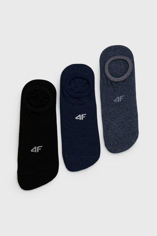 Κάλτσες 4F (3-pack) ανδρικές, χρώμα: ναυτικό μπλε