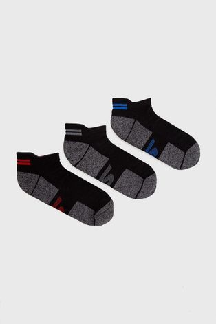 Κάλτσες Skechers (3-pack) χρώμα: μαύρο