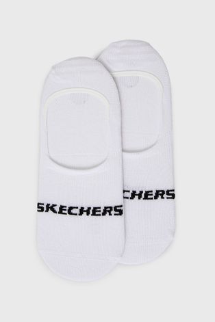 Skechers skarpetki (2-pack) kolor biały