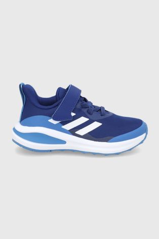 Дитячі черевики adidas Fortarun колір синій