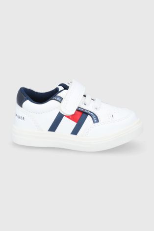 Детски обувки Tommy Hilfiger в бяло