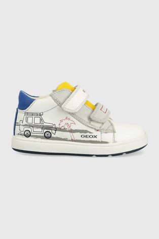 Παιδικά παπούτσια Geox χρώμα: άσπρο