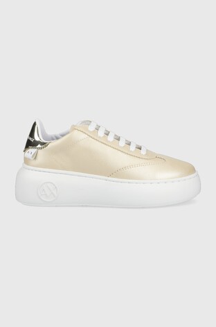 Kožené sneakers boty Armani Exchange