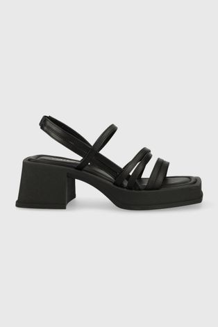 Kožené sandály Vagabond Hennie černá barva