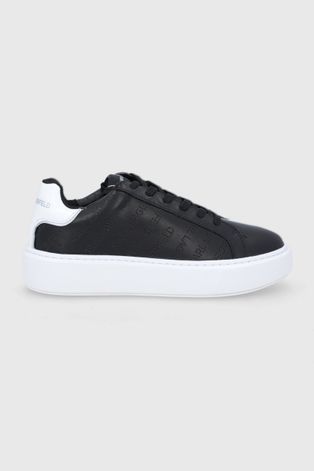Kožne cipele Karl Lagerfeld Maxi Kup boja: crna