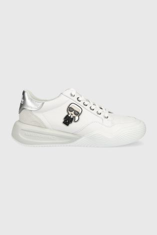 Kožne tenisice Karl Lagerfeld Kapri Run boja: bijela