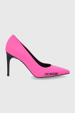 Туфлі Love Moschino колір рожевий
