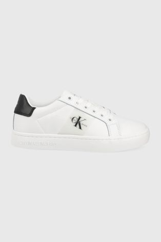 Обувки Calvin Klein Jeans в бяло