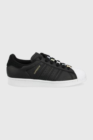 adidas Originals sneakersy skórzane Superstar kolor czarny