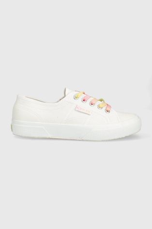 Πάνινα παπούτσια Superga χρώμα: άσπρο