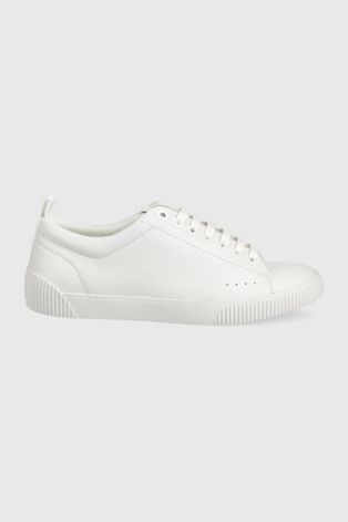 HUGO pantofi culoarea alb