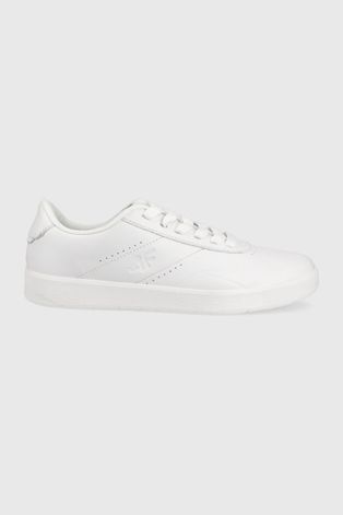 4F sneakersy skórzane kolor biały