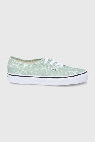 Πάνινα παπούτσια Vans Ua Authentic γυναικεία, χρώμα: πράσινο