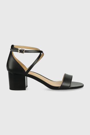 Шкіряні сандалі MICHAEL Michael Kors Serena Flex Sandal колір чорний