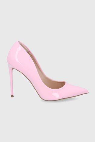 Ψηλοτάκουνα παπούτσια Steve Madden Vala χρώμα: ροζ