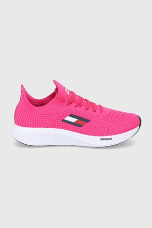 Αθλητικά παπούτσια Tommy Sport Elite 6 χρώμα: μοβ