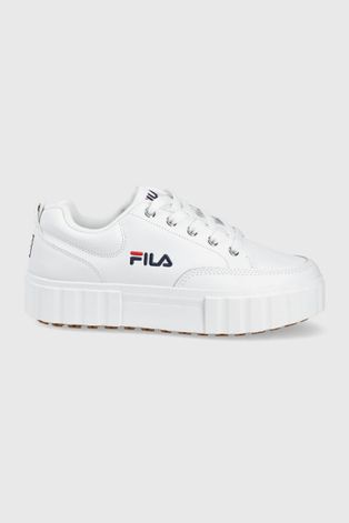 Sneakers boty Fila Sandblast bílá barva