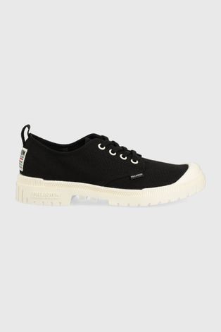 Πάνινα παπούτσια Palladium Pampa Sp20 Low Cvs χρώμα: μαύρο