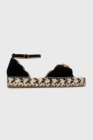 Semiov sandly Coach Dillon Suede ern barva, na platform